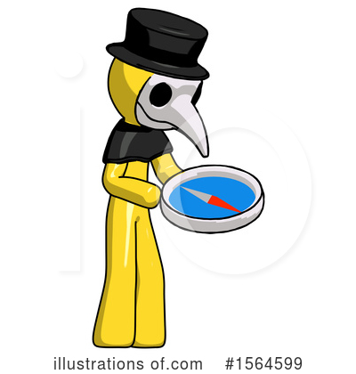Royalty-Free (RF) Yellow Design Mascot Clipart Illustration by Leo Blanchette - Stock Sample #1564599