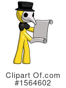 Yellow Design Mascot Clipart #1564602 by Leo Blanchette