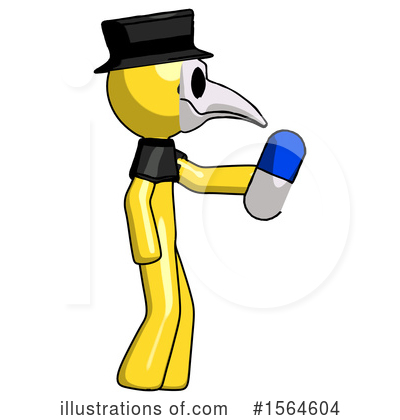 Royalty-Free (RF) Yellow Design Mascot Clipart Illustration by Leo Blanchette - Stock Sample #1564604