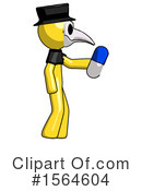 Yellow Design Mascot Clipart #1564604 by Leo Blanchette