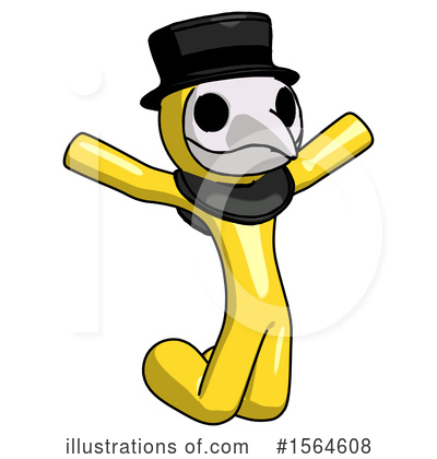 Royalty-Free (RF) Yellow Design Mascot Clipart Illustration by Leo Blanchette - Stock Sample #1564608