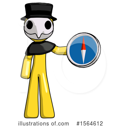 Royalty-Free (RF) Yellow Design Mascot Clipart Illustration by Leo Blanchette - Stock Sample #1564612