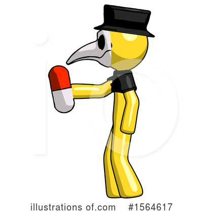 Royalty-Free (RF) Yellow Design Mascot Clipart Illustration by Leo Blanchette - Stock Sample #1564617