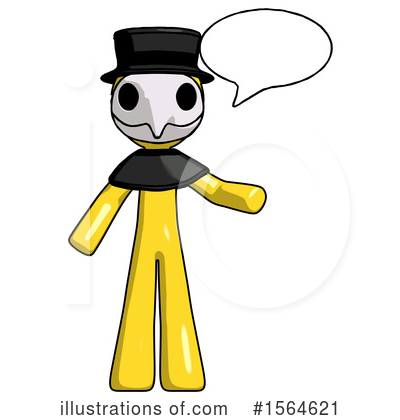 Royalty-Free (RF) Yellow Design Mascot Clipart Illustration by Leo Blanchette - Stock Sample #1564621