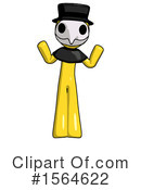 Yellow Design Mascot Clipart #1564622 by Leo Blanchette