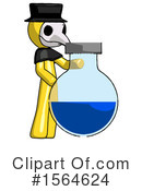 Yellow Design Mascot Clipart #1564624 by Leo Blanchette
