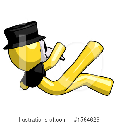 Royalty-Free (RF) Yellow Design Mascot Clipart Illustration by Leo Blanchette - Stock Sample #1564629