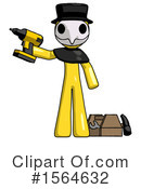 Yellow Design Mascot Clipart #1564632 by Leo Blanchette