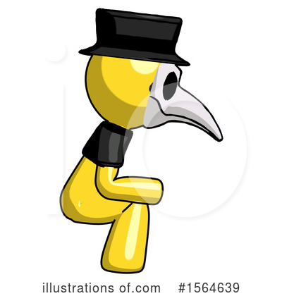 Royalty-Free (RF) Yellow Design Mascot Clipart Illustration by Leo Blanchette - Stock Sample #1564639