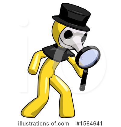 Royalty-Free (RF) Yellow Design Mascot Clipart Illustration by Leo Blanchette - Stock Sample #1564641