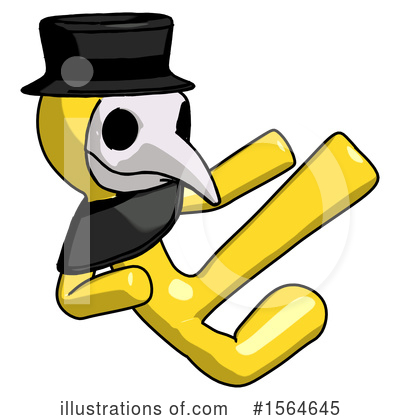 Royalty-Free (RF) Yellow Design Mascot Clipart Illustration by Leo Blanchette - Stock Sample #1564645