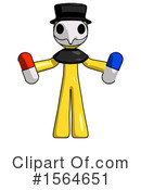 Yellow Design Mascot Clipart #1564651 by Leo Blanchette