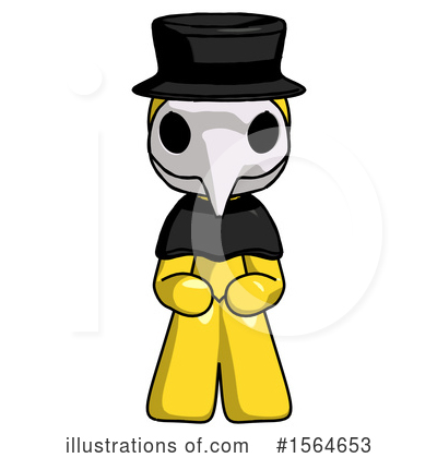 Royalty-Free (RF) Yellow Design Mascot Clipart Illustration by Leo Blanchette - Stock Sample #1564653