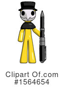 Yellow Design Mascot Clipart #1564654 by Leo Blanchette