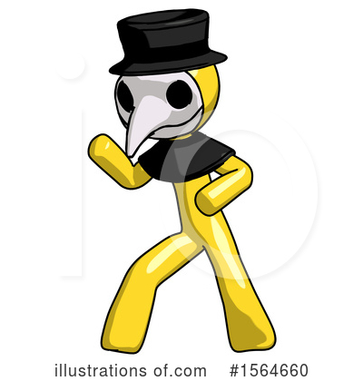 Royalty-Free (RF) Yellow Design Mascot Clipart Illustration by Leo Blanchette - Stock Sample #1564660