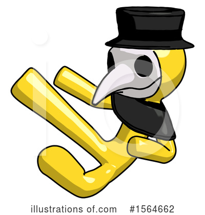Royalty-Free (RF) Yellow Design Mascot Clipart Illustration by Leo Blanchette - Stock Sample #1564662