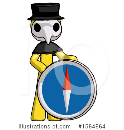 Royalty-Free (RF) Yellow Design Mascot Clipart Illustration by Leo Blanchette - Stock Sample #1564664