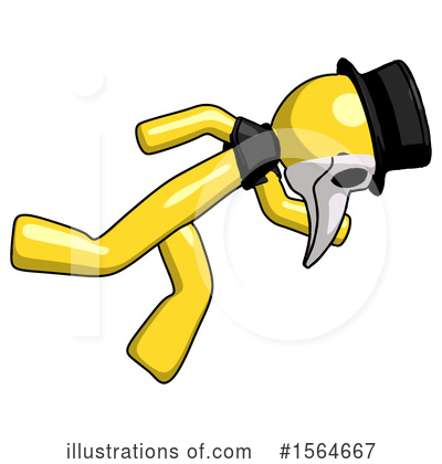 Royalty-Free (RF) Yellow Design Mascot Clipart Illustration by Leo Blanchette - Stock Sample #1564667