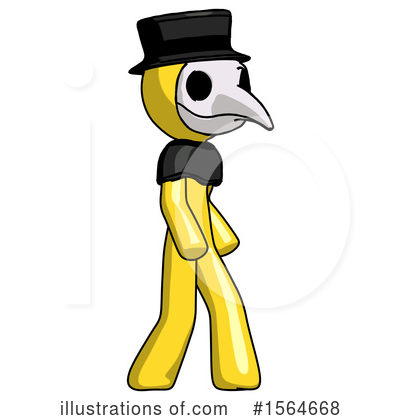 Yellow Design Mascot Clipart #1564668 by Leo Blanchette