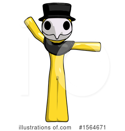 Yellow Design Mascot Clipart #1564671 by Leo Blanchette