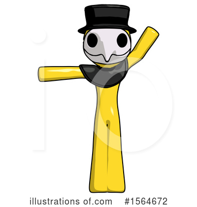 Royalty-Free (RF) Yellow Design Mascot Clipart Illustration by Leo Blanchette - Stock Sample #1564672