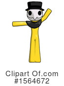Yellow Design Mascot Clipart #1564672 by Leo Blanchette