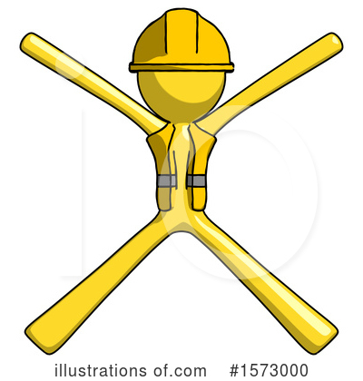 Royalty-Free (RF) Yellow Design Mascot Clipart Illustration by Leo Blanchette - Stock Sample #1573000
