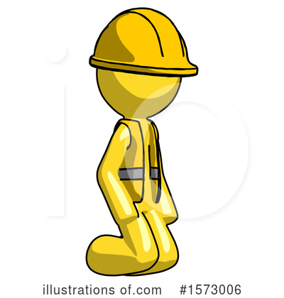 Royalty-Free (RF) Yellow Design Mascot Clipart Illustration by Leo Blanchette - Stock Sample #1573006