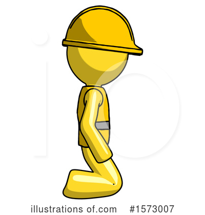 Royalty-Free (RF) Yellow Design Mascot Clipart Illustration by Leo Blanchette - Stock Sample #1573007