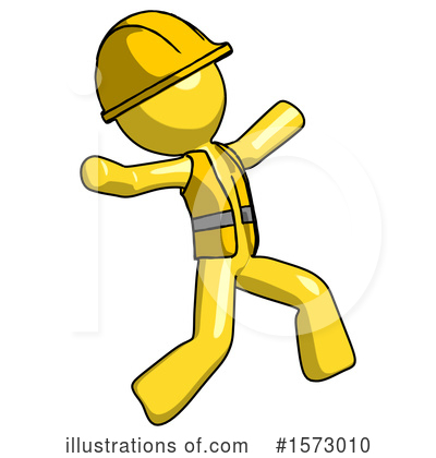 Royalty-Free (RF) Yellow Design Mascot Clipart Illustration by Leo Blanchette - Stock Sample #1573010