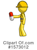 Yellow Design Mascot Clipart #1573012 by Leo Blanchette