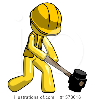 Royalty-Free (RF) Yellow Design Mascot Clipart Illustration by Leo Blanchette - Stock Sample #1573016