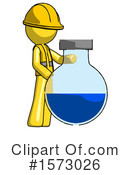 Yellow Design Mascot Clipart #1573026 by Leo Blanchette