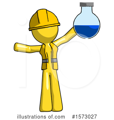 Royalty-Free (RF) Yellow Design Mascot Clipart Illustration by Leo Blanchette - Stock Sample #1573027