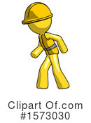 Yellow Design Mascot Clipart #1573030 by Leo Blanchette