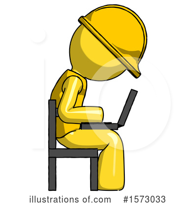 Royalty-Free (RF) Yellow Design Mascot Clipart Illustration by Leo Blanchette - Stock Sample #1573033