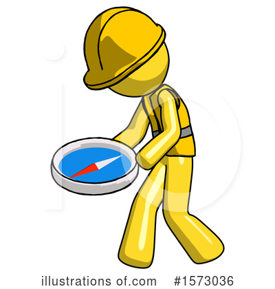 Royalty-Free (RF) Yellow Design Mascot Clipart Illustration by Leo Blanchette - Stock Sample #1573036