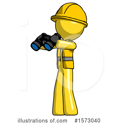 Royalty-Free (RF) Yellow Design Mascot Clipart Illustration by Leo Blanchette - Stock Sample #1573040