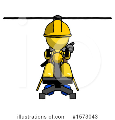 Royalty-Free (RF) Yellow Design Mascot Clipart Illustration by Leo Blanchette - Stock Sample #1573043