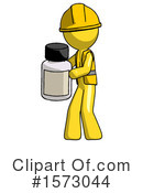 Yellow Design Mascot Clipart #1573044 by Leo Blanchette