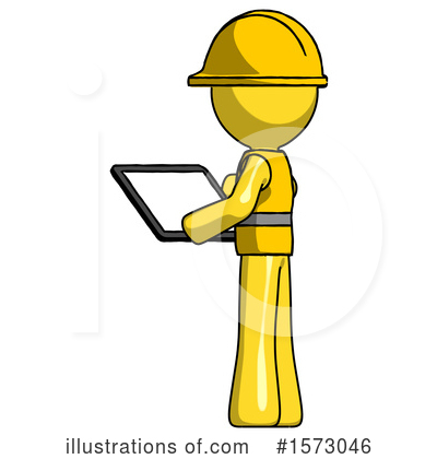 Royalty-Free (RF) Yellow Design Mascot Clipart Illustration by Leo Blanchette - Stock Sample #1573046