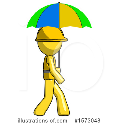 Royalty-Free (RF) Yellow Design Mascot Clipart Illustration by Leo Blanchette - Stock Sample #1573048