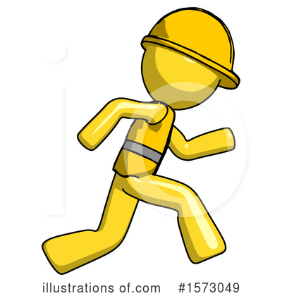 Royalty-Free (RF) Yellow Design Mascot Clipart Illustration by Leo Blanchette - Stock Sample #1573049