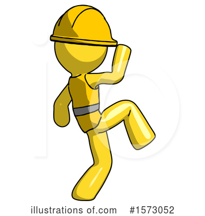 Royalty-Free (RF) Yellow Design Mascot Clipart Illustration by Leo Blanchette - Stock Sample #1573052