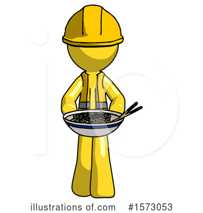 Royalty-Free (RF) Yellow Design Mascot Clipart Illustration by Leo Blanchette - Stock Sample #1573053