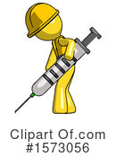 Yellow Design Mascot Clipart #1573056 by Leo Blanchette