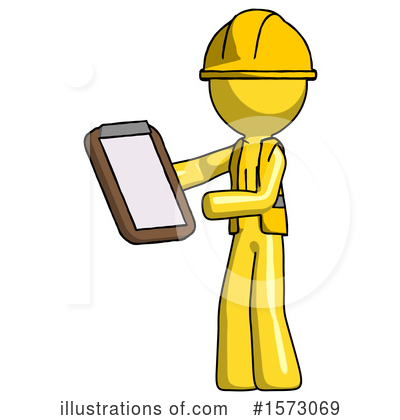 Royalty-Free (RF) Yellow Design Mascot Clipart Illustration by Leo Blanchette - Stock Sample #1573069