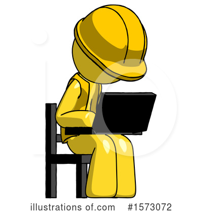 Royalty-Free (RF) Yellow Design Mascot Clipart Illustration by Leo Blanchette - Stock Sample #1573072