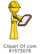 Yellow Design Mascot Clipart #1573078 by Leo Blanchette