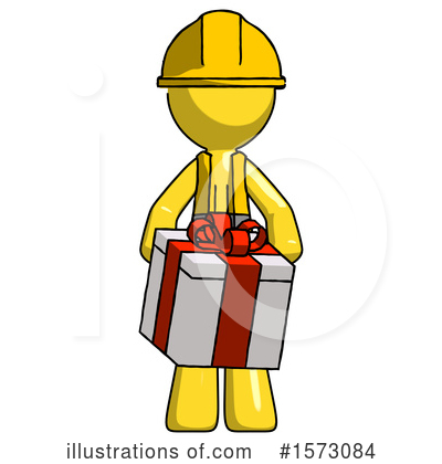 Royalty-Free (RF) Yellow Design Mascot Clipart Illustration by Leo Blanchette - Stock Sample #1573084